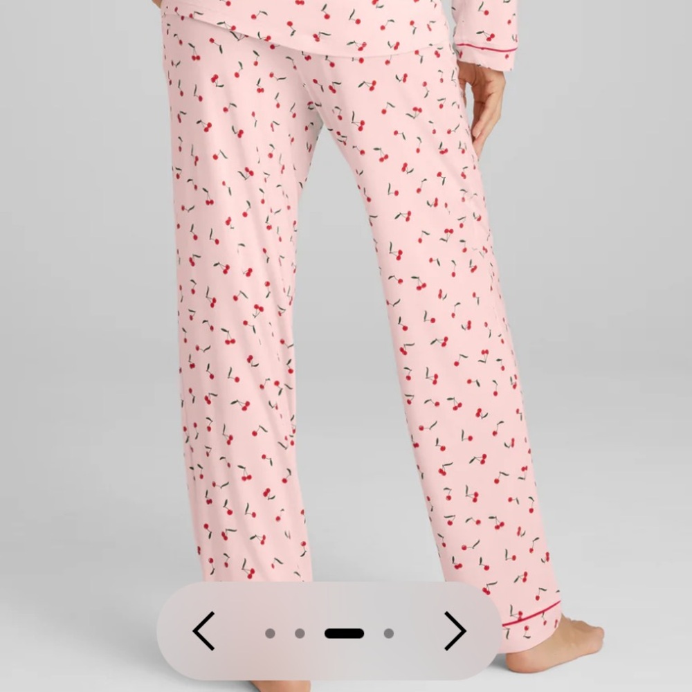 NWT Tommy John downtime pink cherries pajama pants size small